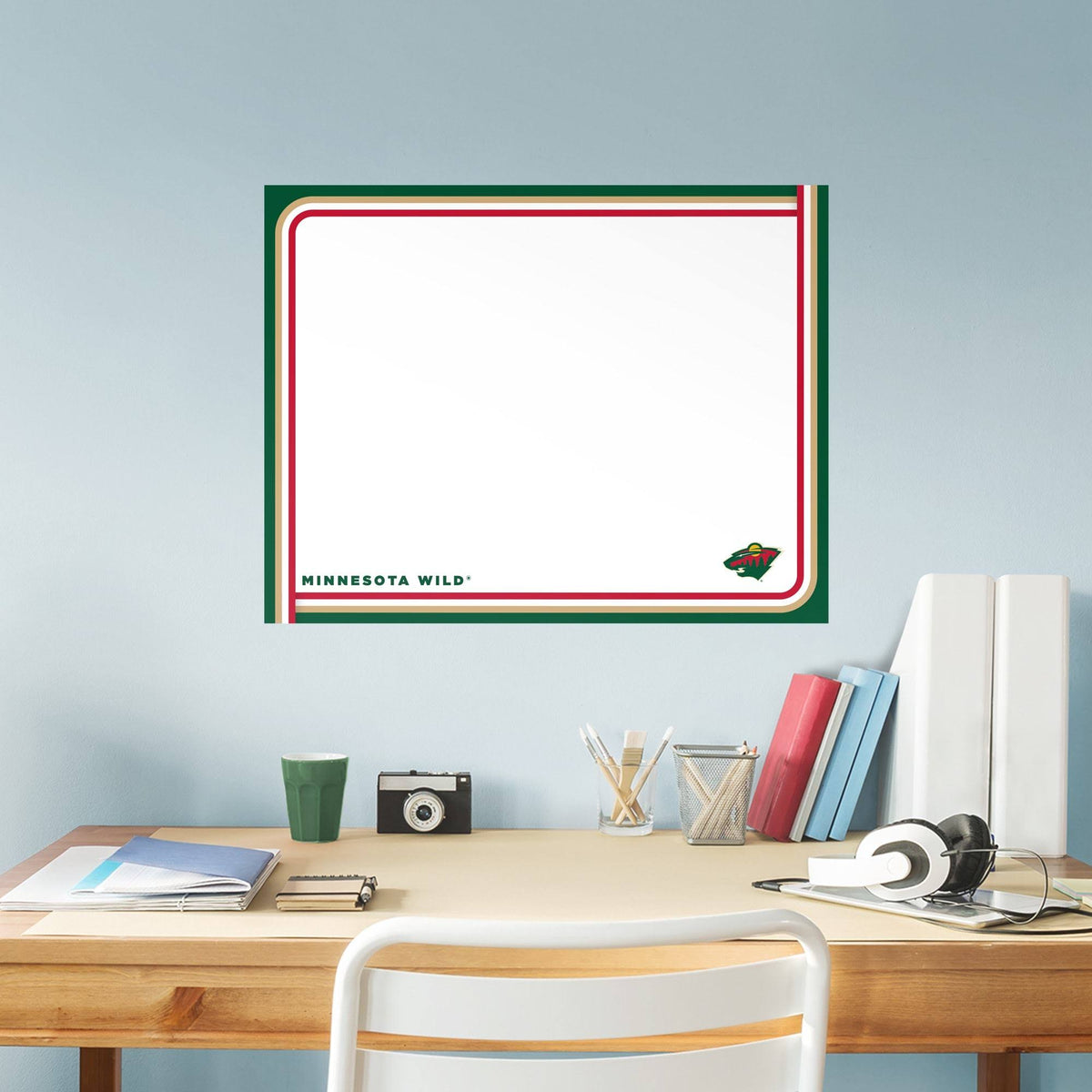 Minnesota Wild Dry Erase Whiteboard Wall Decal H4467