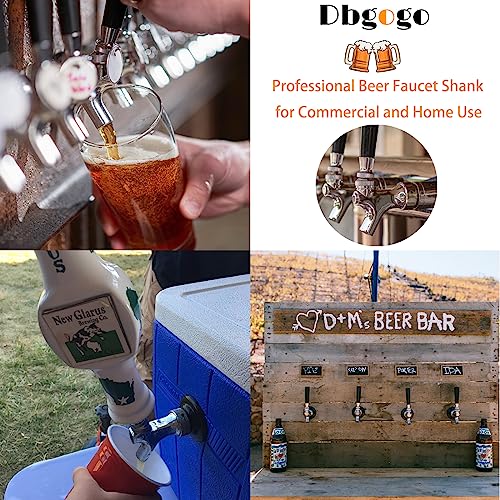Stainless Steel Draft Beer Faucet Shank with Beer Line Barb Q40310
