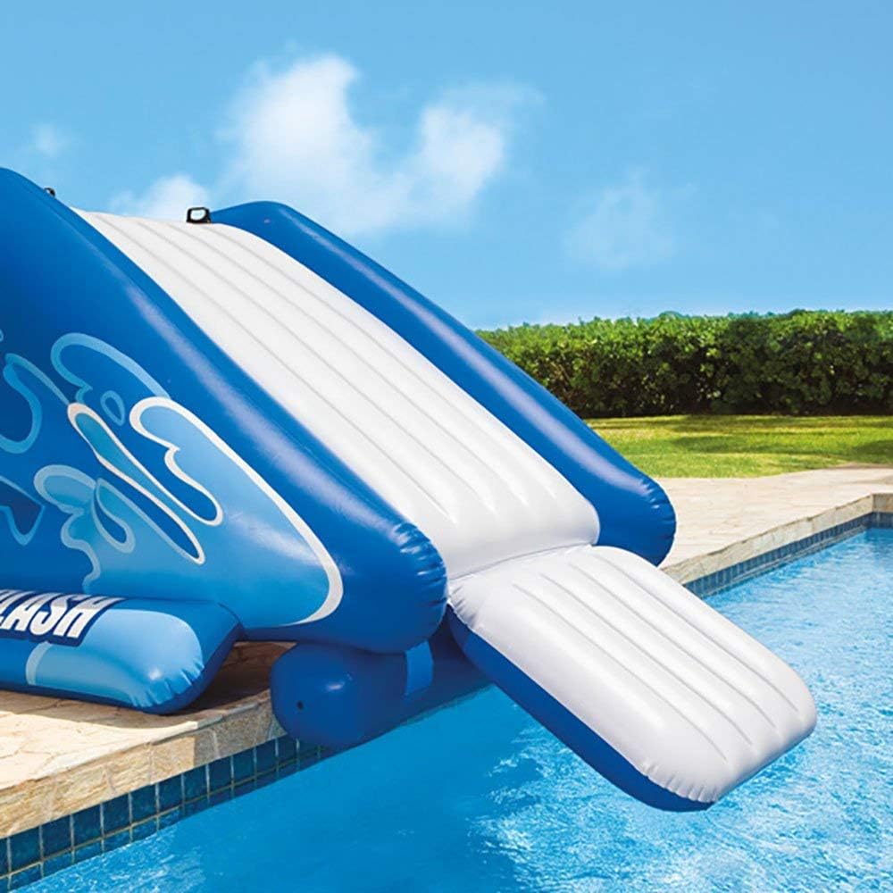 Blue Inflatable Play Center Swimming Pool Water Slide with Built in Sprayers G150965