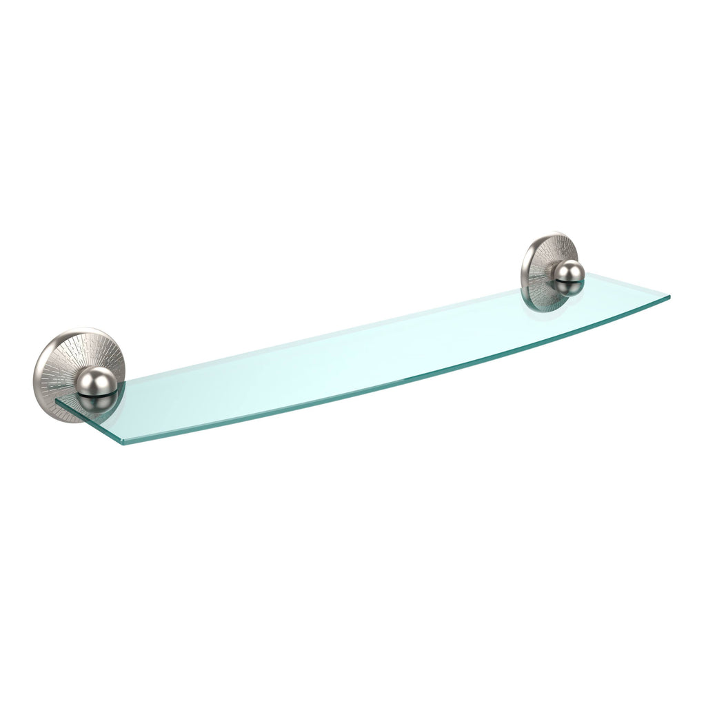 24 inch Glass Shelf Matte Black C483