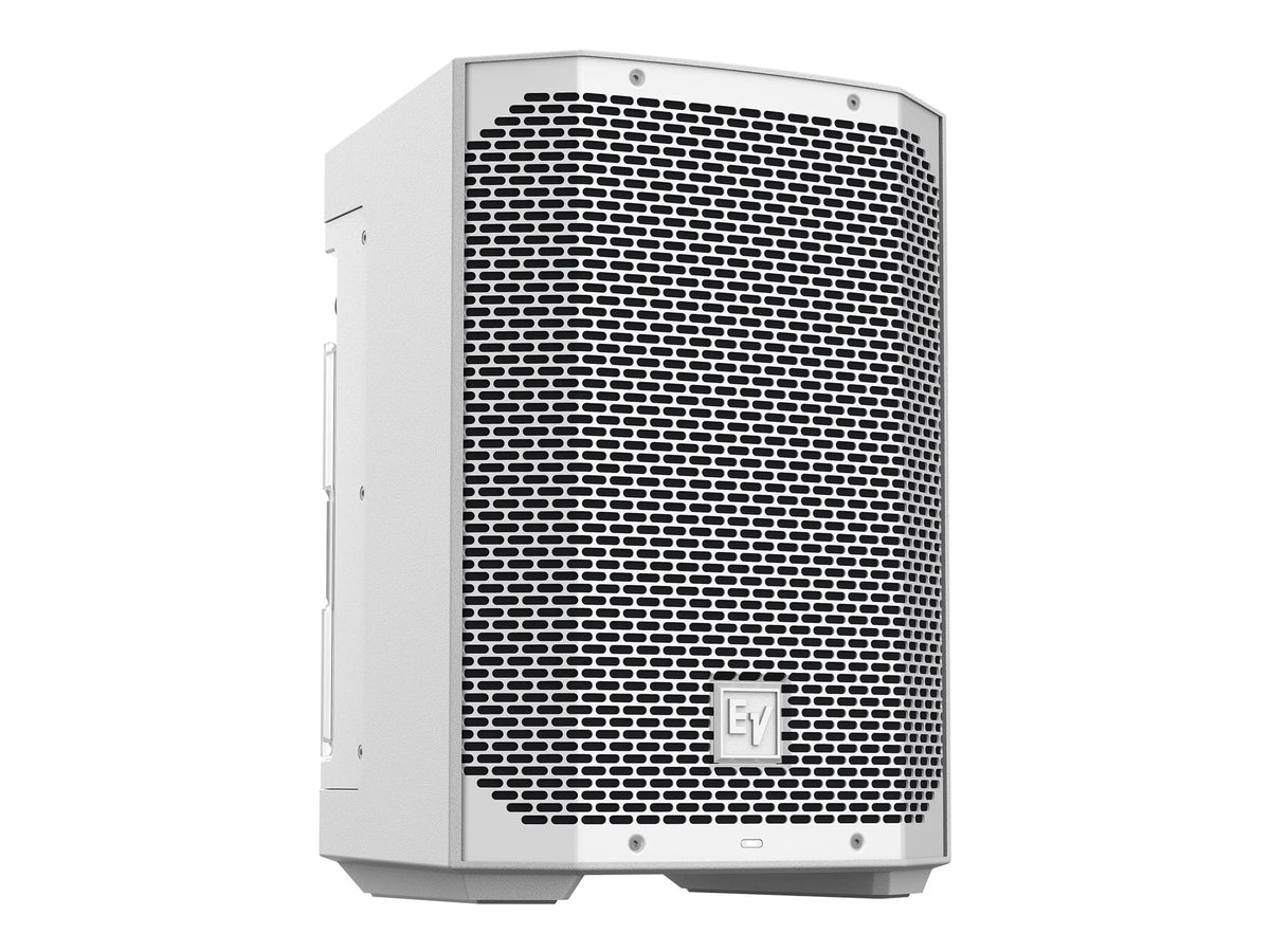 White 8" 2-Way Battery Powered Loudspeaker with Bluetooth X871