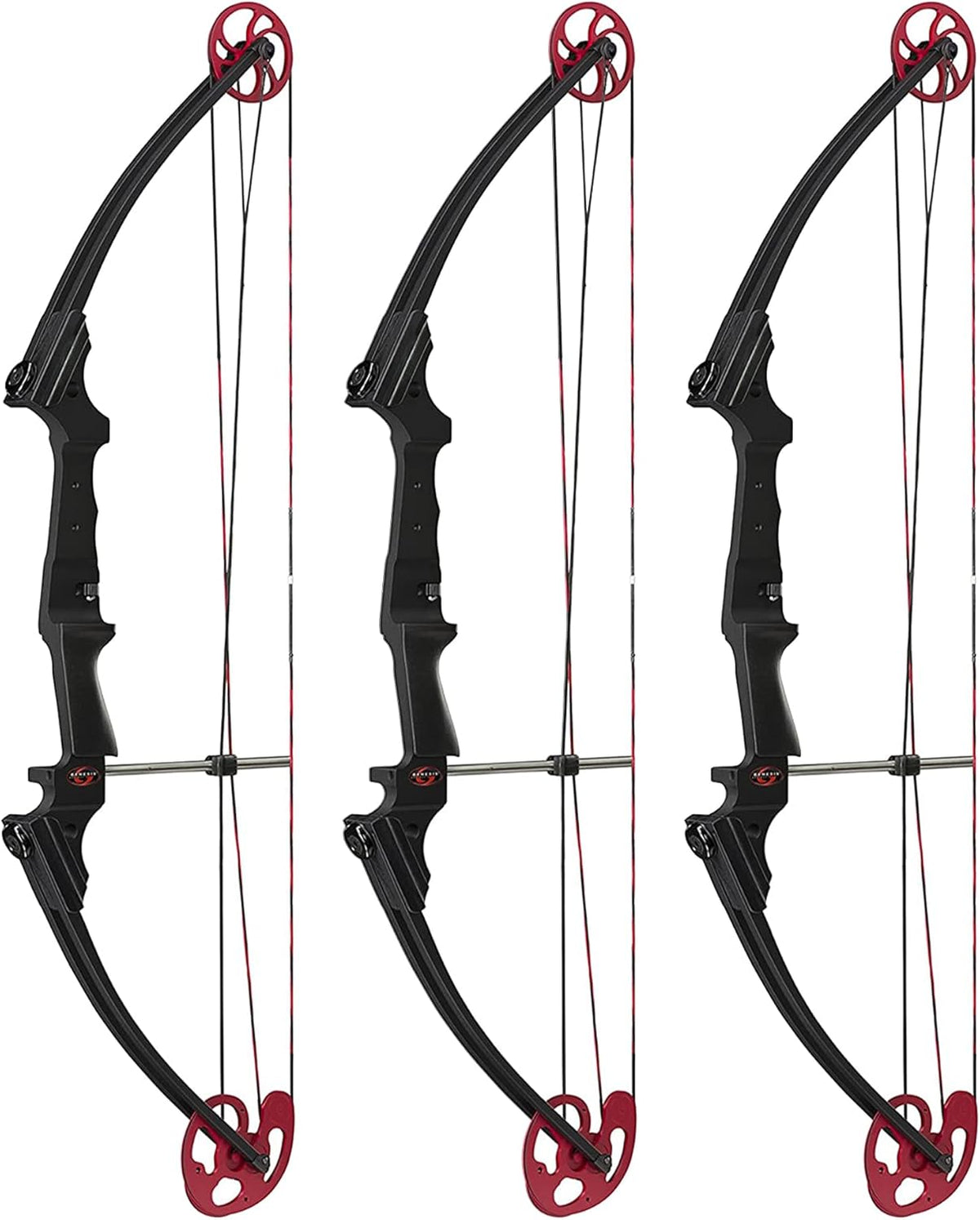 Black 3 Pack Adjustable Compound Bow Q909