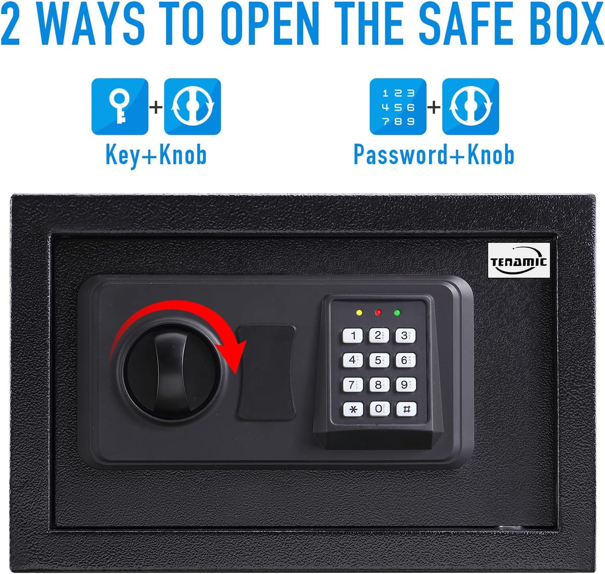 0.44 Cubic Feet Electronic Digital Security Box M94815