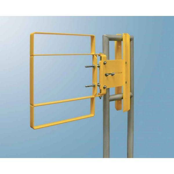 Carbon Steel Safety Yellow Enamel Clamp-On Self-Closing Safety Gate W81195