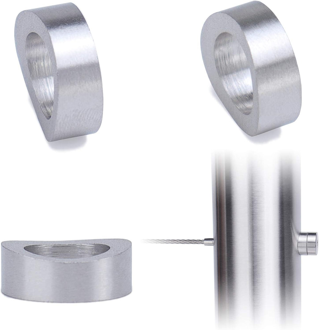 20 Pack Curved Washer for Round Cable Railing Post B68151