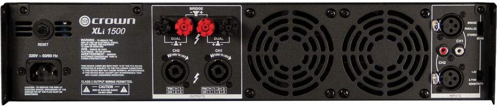 1500 Stereo Power Amplifier with XLR Cable M995