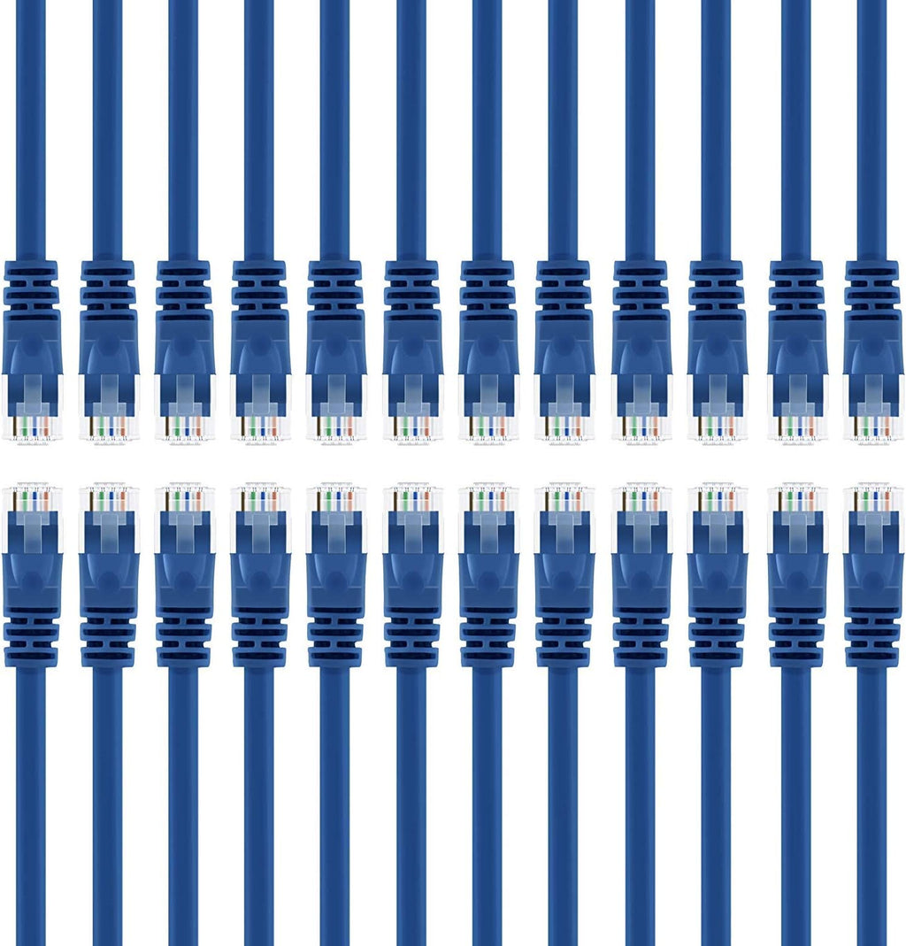 Cat5e Ethernet Patch Cable 1 Foot Blue T734084