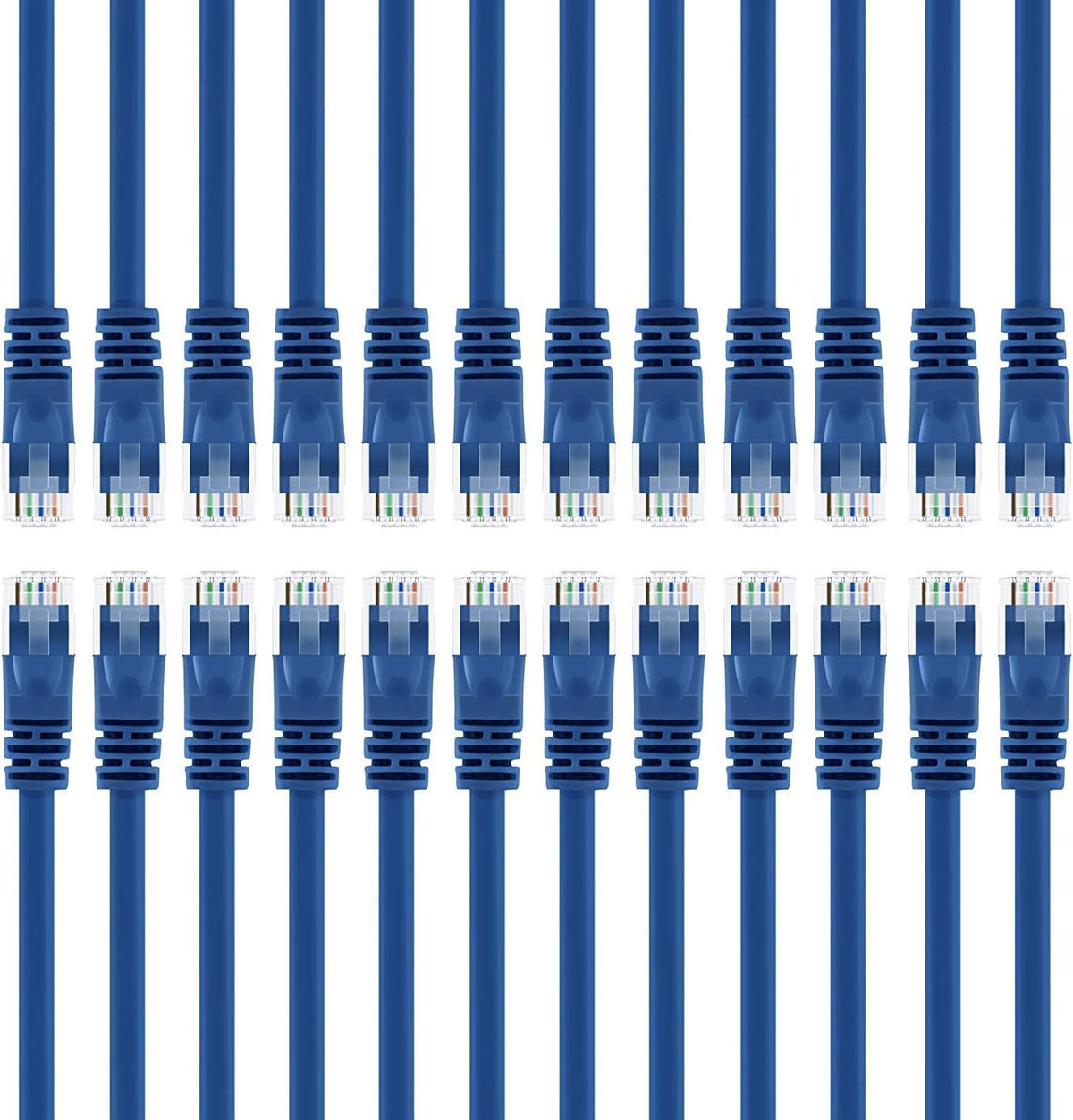 Cat5e Ethernet Patch Cable 1 Foot Blue T734084