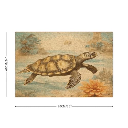 Turtle Coir Fiber Front Door Mat 16x24in K48678