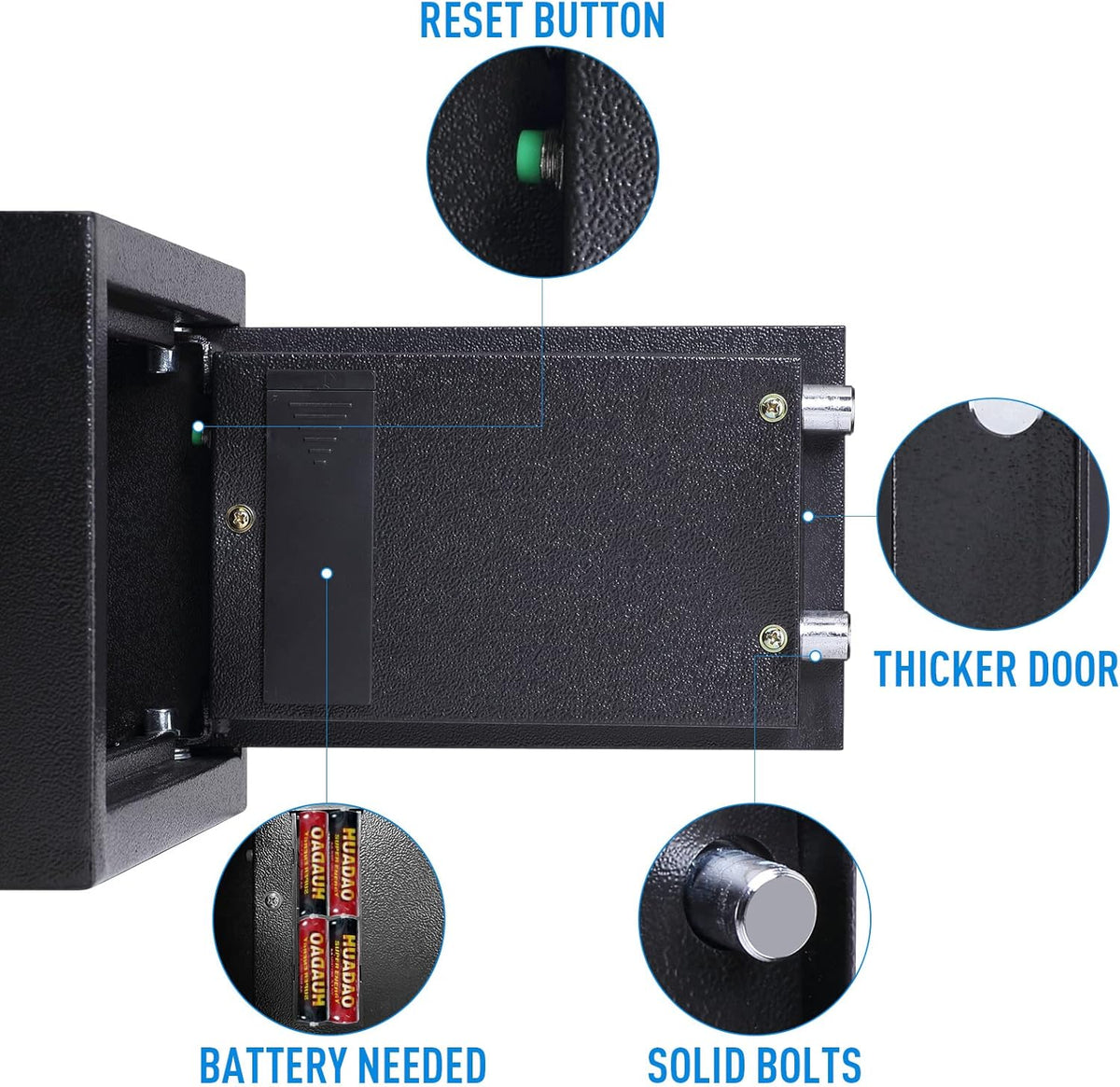 0.44 Cubic Feet Electronic Digital Security Box M94815