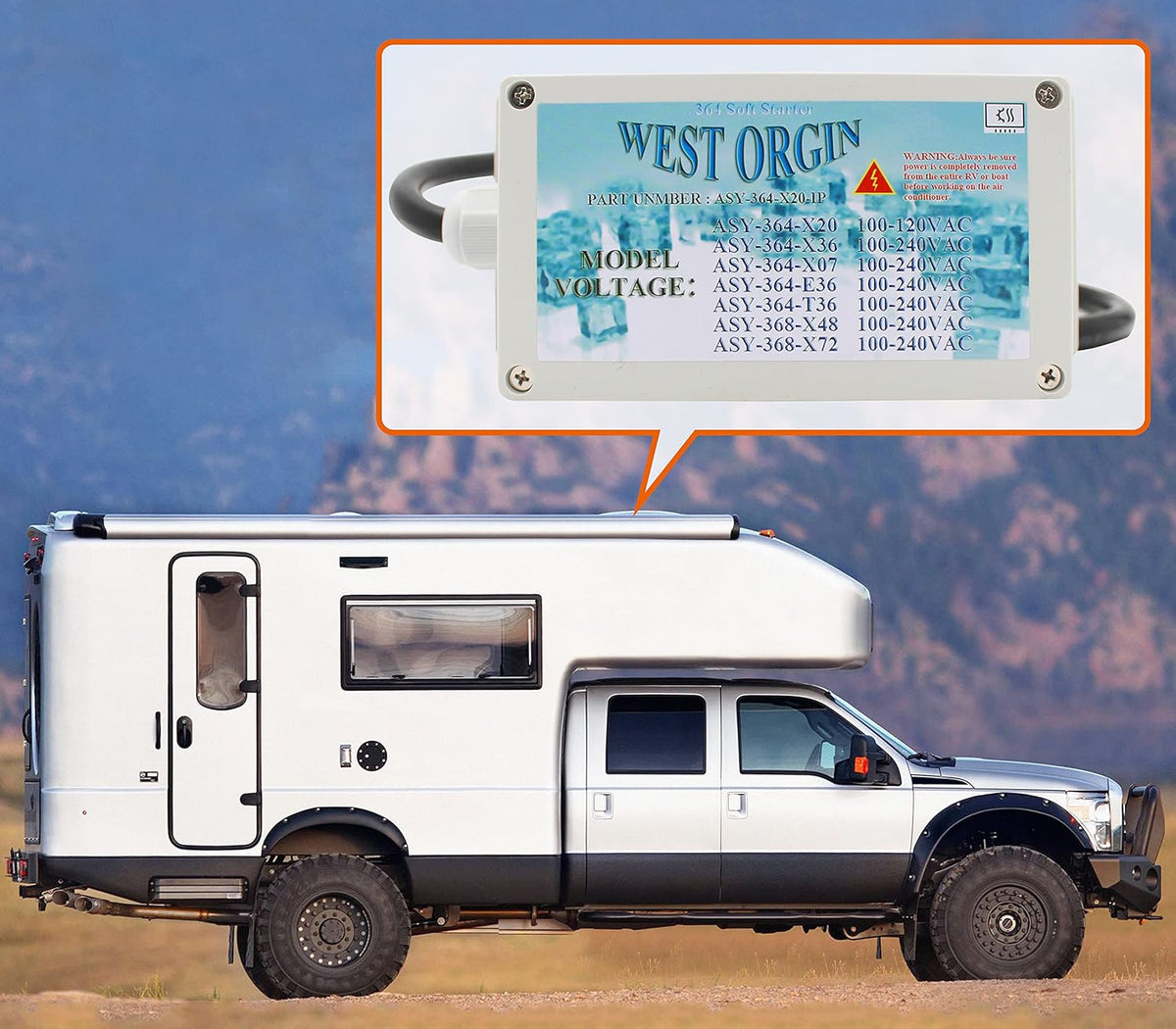 Compact RV Softstart for Camper AC Unit B257