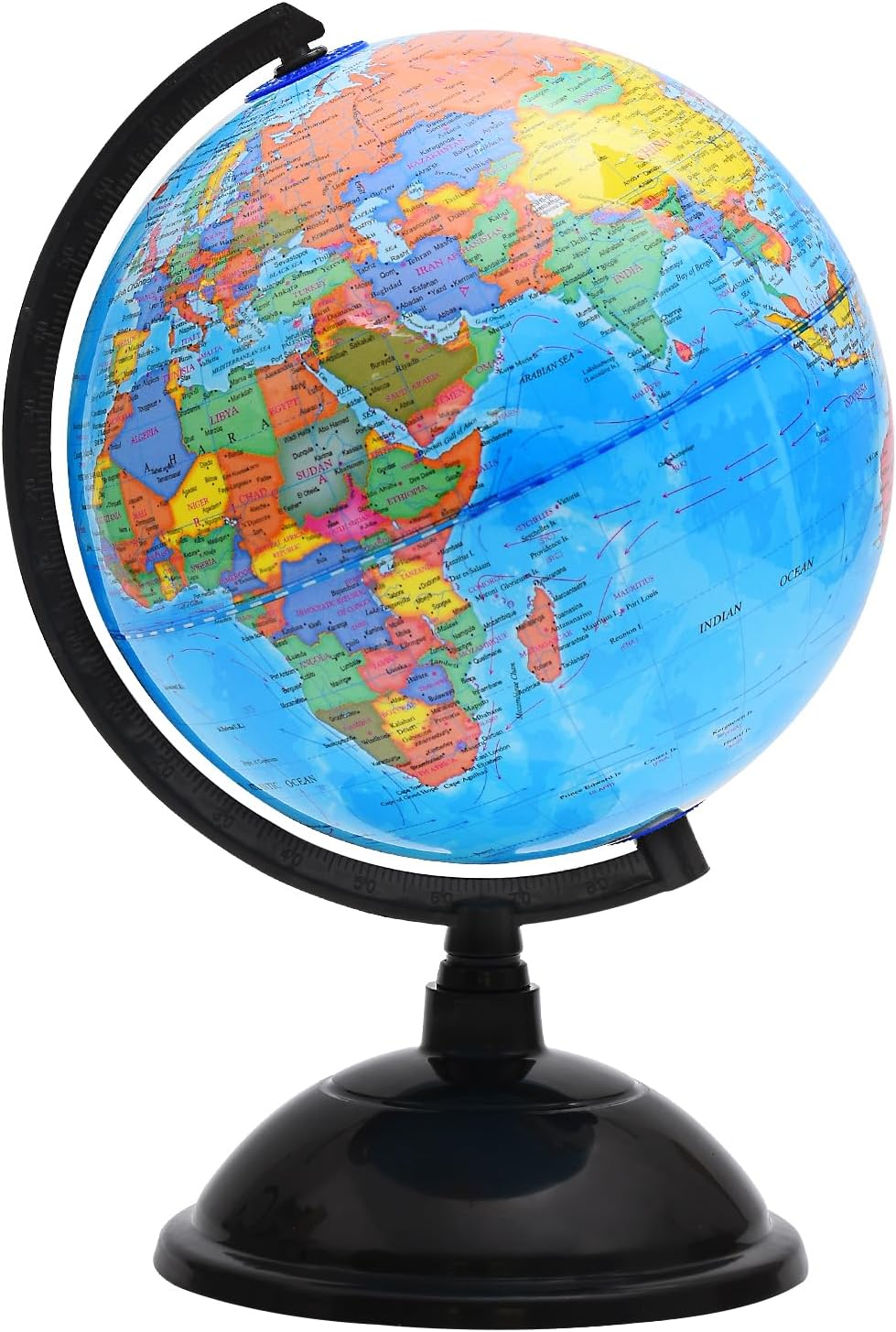 8 inch Spinning Globe with Stand F578254