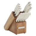 15-Piece High-Carbon Stainless Steel Forged Knife Block Set with Built-in Sharpener R4594