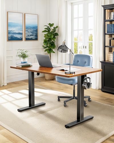 71 x 35 inch Electric Standing Desk with Thick T-Shaped Frame X353