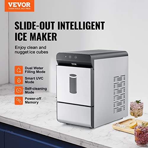 400LBS/24H Ice Making Machine with 330.7LBS Storage Bin V30727
