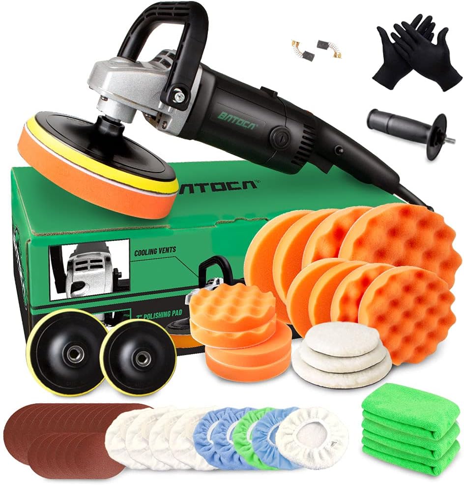7 Inch 1200W Variable Speed Rotary Car Polisher U443