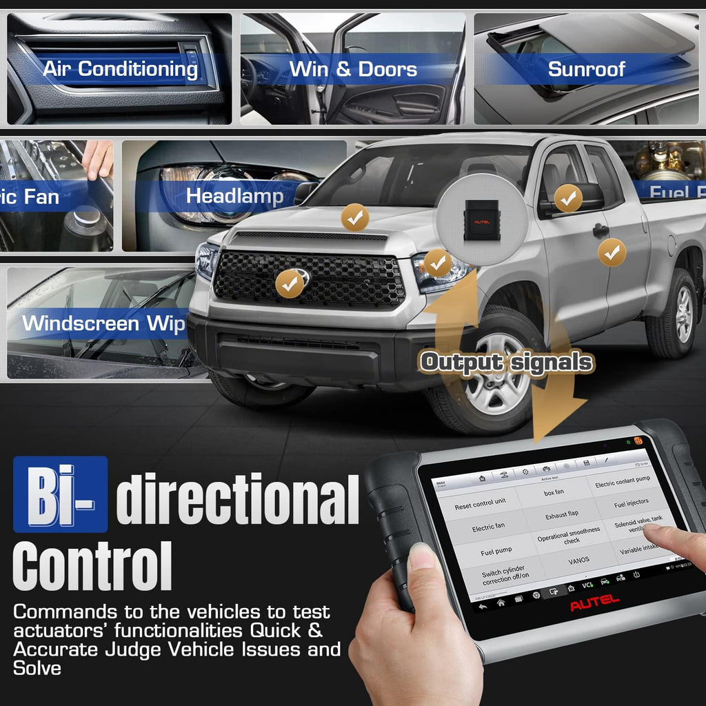 Bi-Directional Control 31+ Service All System Diagnostics Scanner E8635