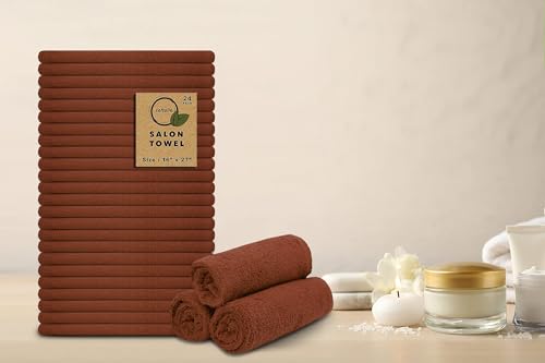 100% Cotton White Hand Towels 16x27 Inches M333