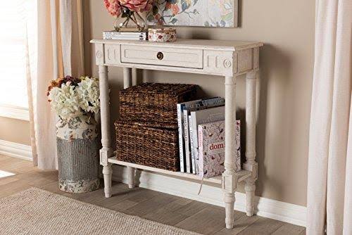 Whitewash Console Table S685665