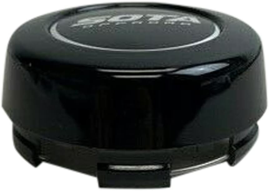 Gloss Black Snap in Wheel Center Cap Pack of 2 R9980