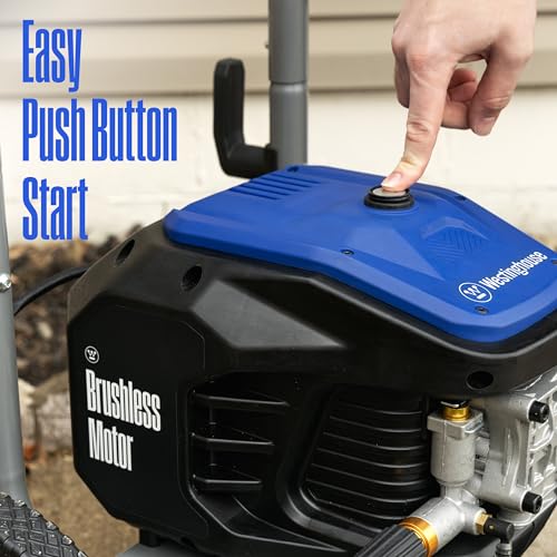 Electric Pressure Washer, 3400 Max PSI, 2.0 Max GPM, Brushless Motor, Onboard Soap Tank, Spray Gun and Wand, 5 Nozzle Set H56735