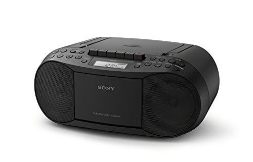 Black CD and Tape Boombox with Radio Y5599