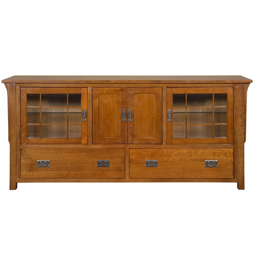 Cherry Wood TV Stand for TVs up to 72" A658