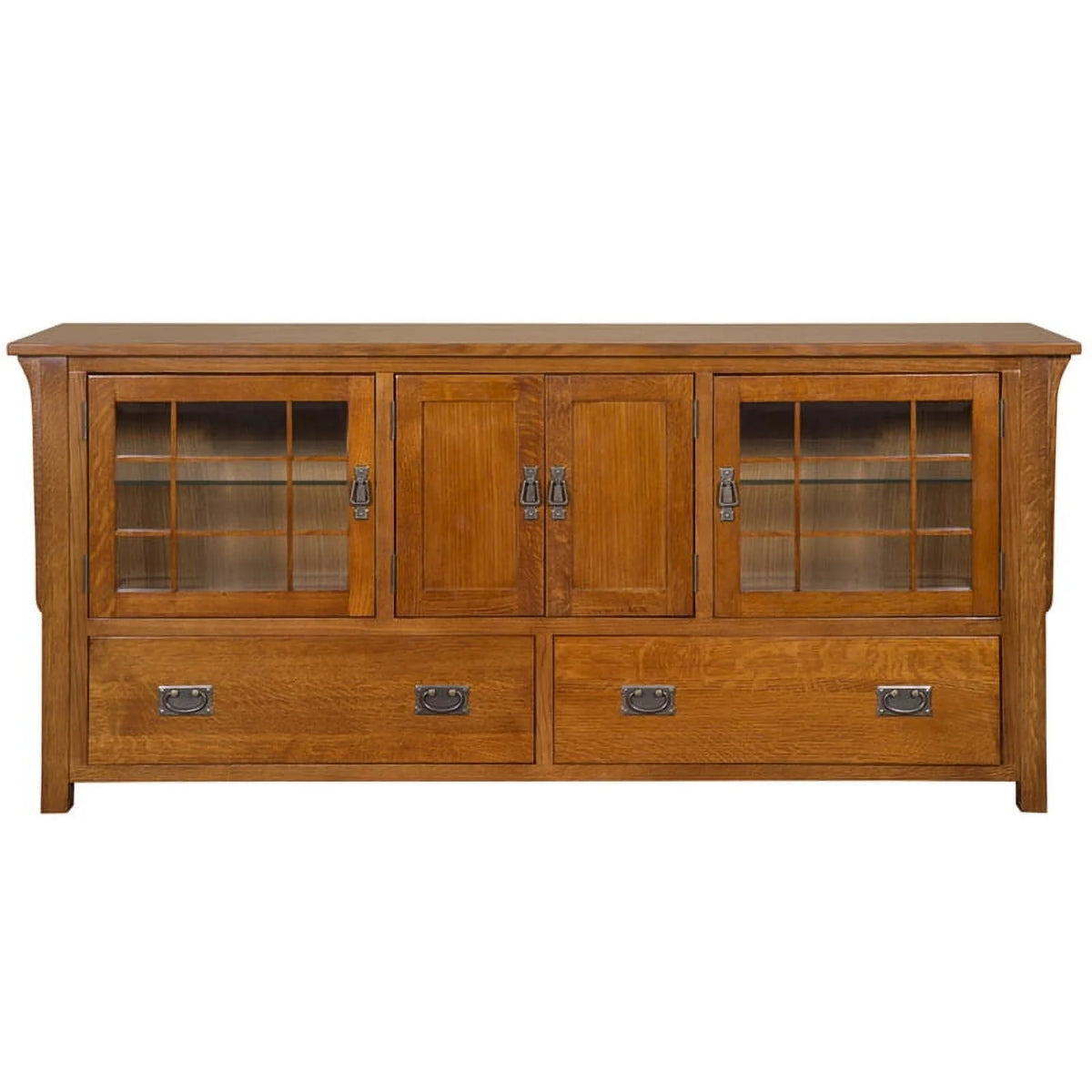 Cherry Wood TV Stand for TVs up to 72" A658