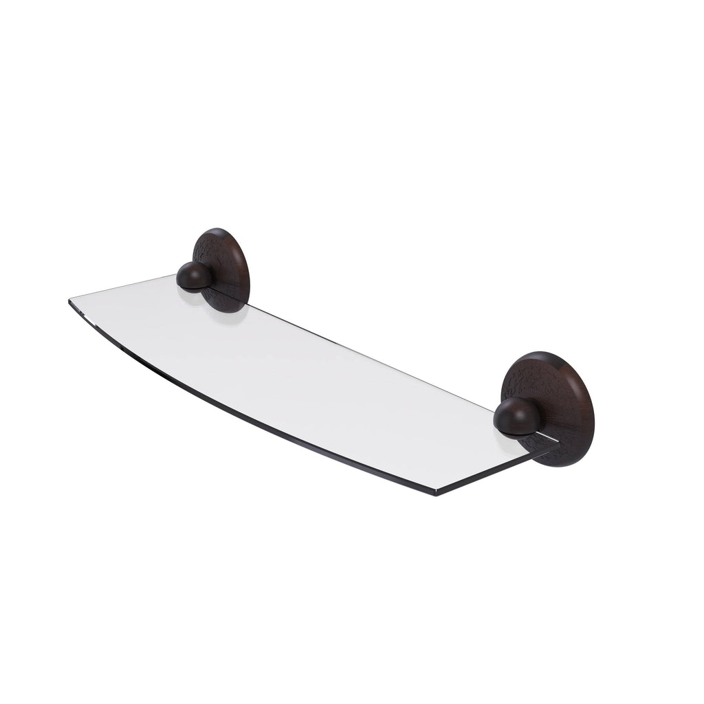 24 inch Glass Shelf Matte Black C483