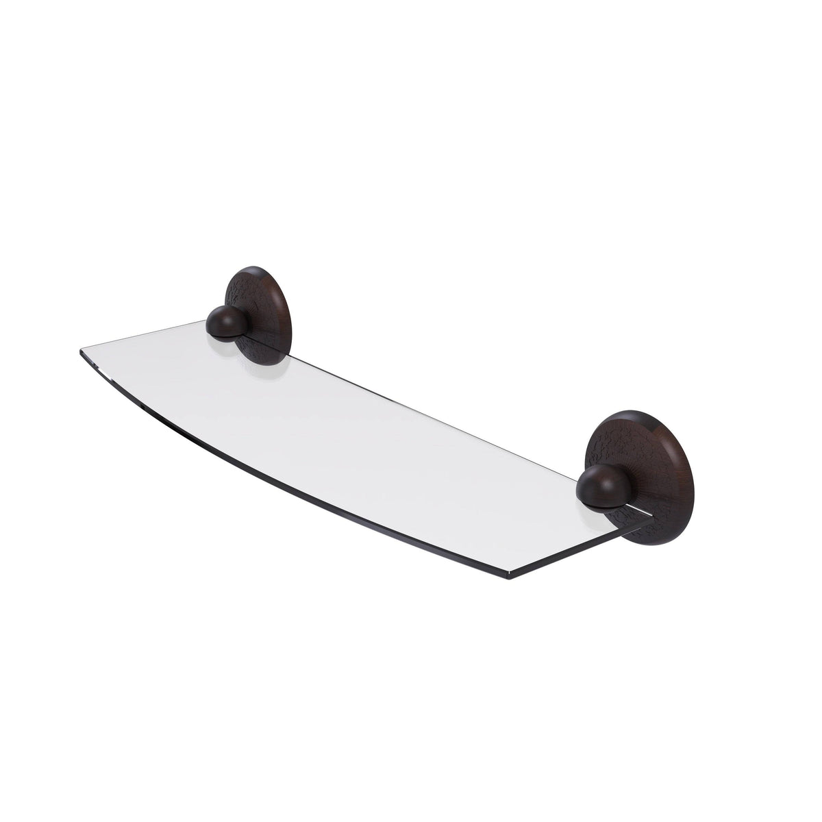 24 inch Glass Shelf Matte Black C483
