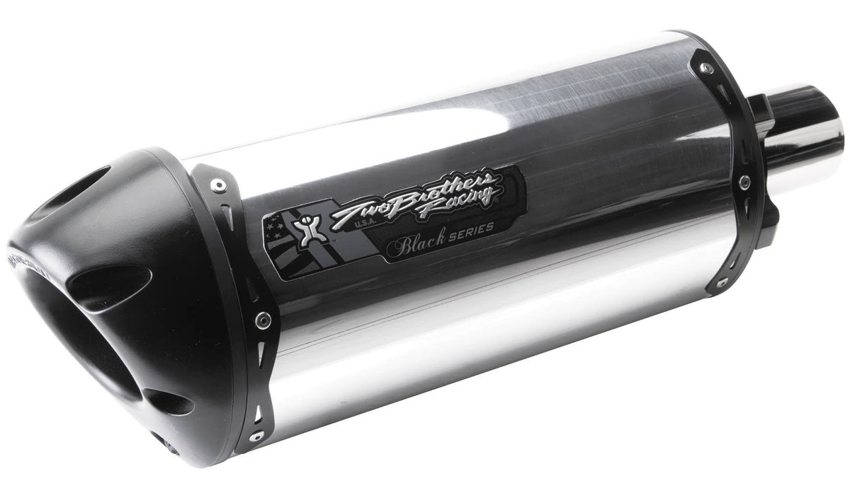 Black Carbon Fiber Slip-On Exhaust Canister Z263
