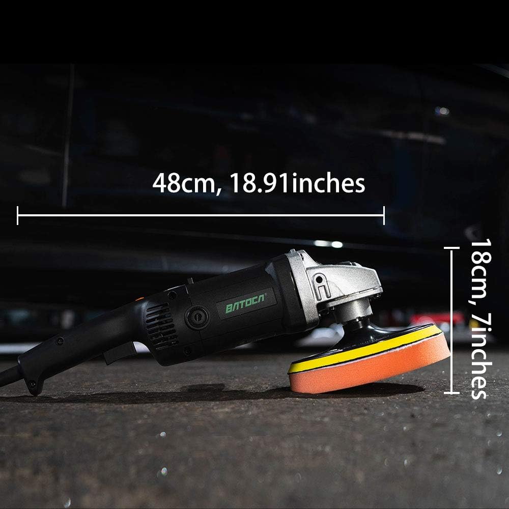 7 Inch 1200W Variable Speed Rotary Car Polisher U443