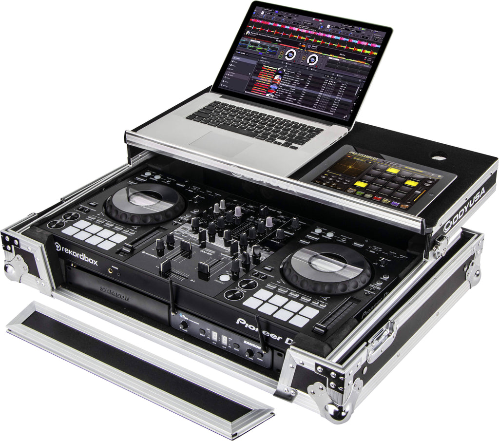 DJ Controller Case with 1U Rack J998