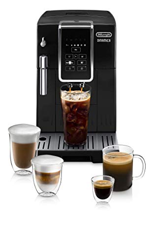 Black Automatic Coffee & Espresso Machine with Burr Grinder Y874029