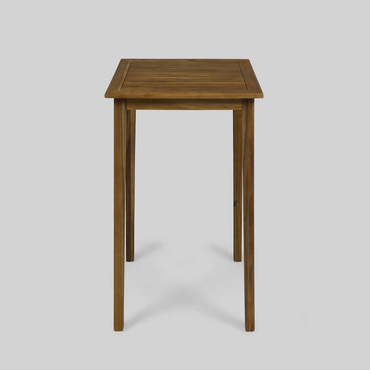 Acacia Wood Square Bar Table Q313298