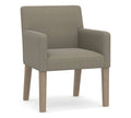 Upholstered Dining Armchair Chenille Basketweave Taupe W63663