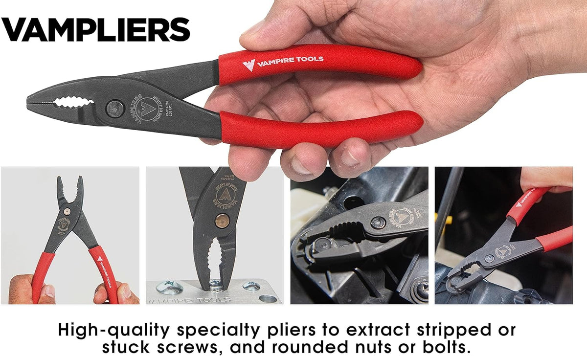 4-Piece High Carbon Steel Pliers Set with Tool Pouch H88841