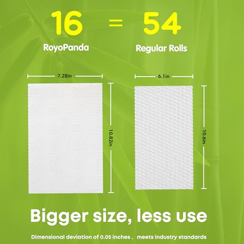 Bamboo Paper Towels 16 Rolls 2-Ply S4611