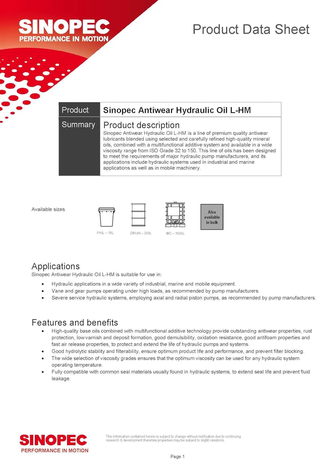 55 Gallon Drum Hydraulic Oil Fluid ISO VG 32 SAE 10W X9226