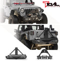 Front and Rear Bumper with Tire Carrier Offroad Bumper Combo R650