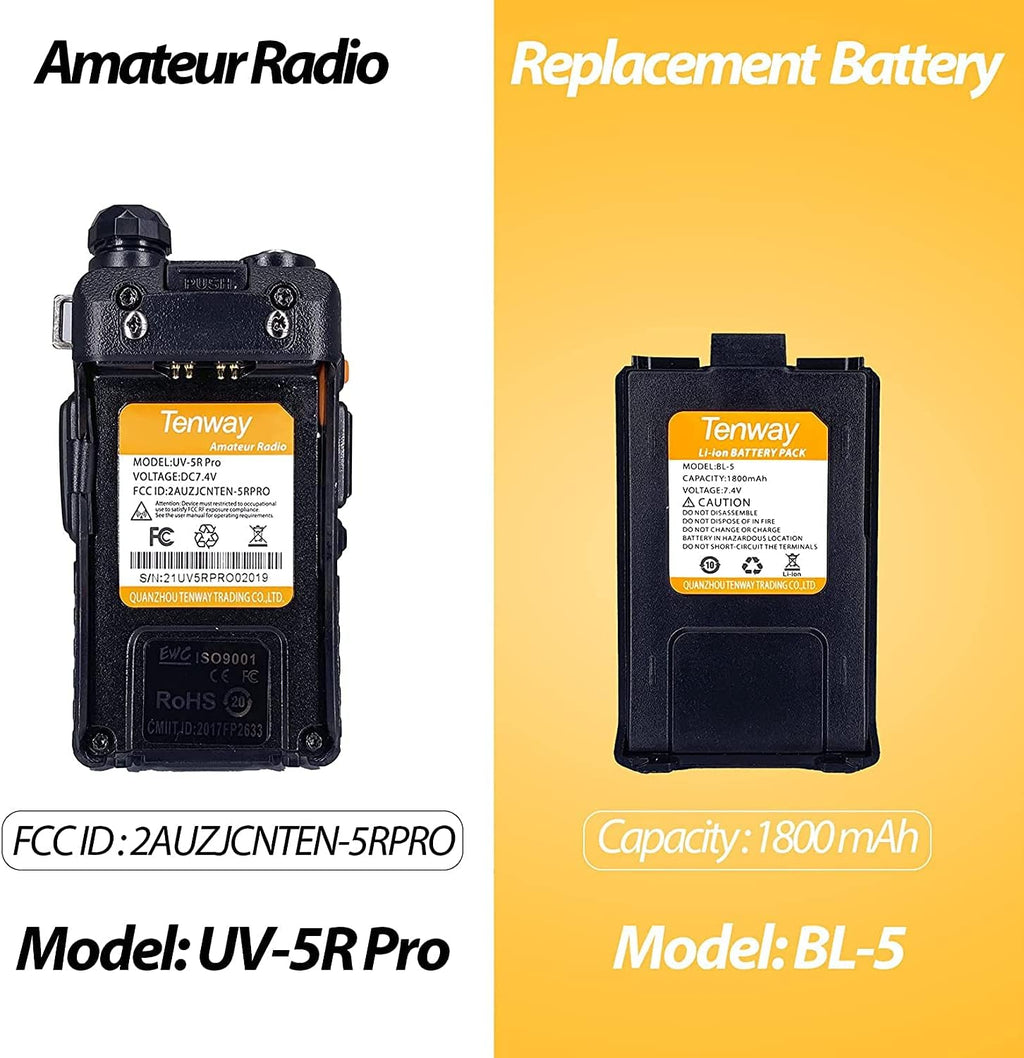 8W Dual Band Two Way Radio with Speaker Mic and Antenna 2Pack S490059