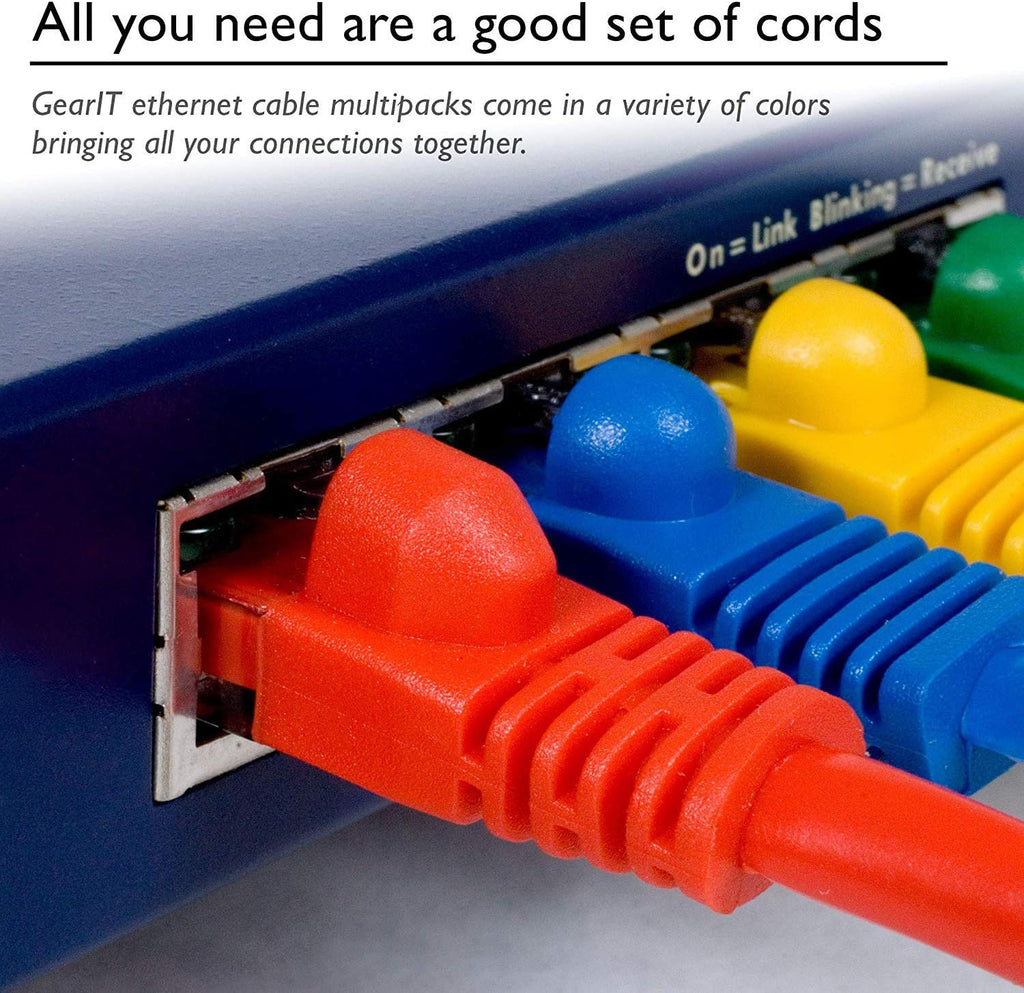 Cat5e Ethernet Patch Cable 1 Foot Blue T734084
