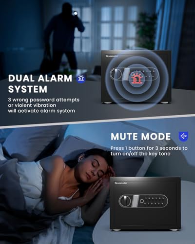 1.4 Cu ft Biometric Digital Safe with Key K2373