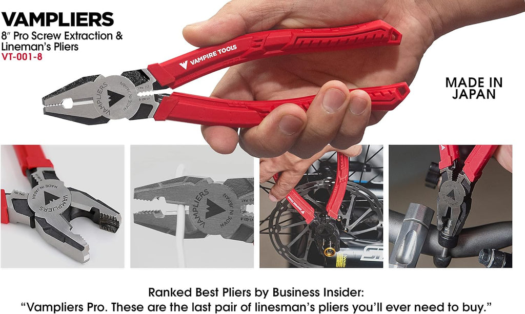 4-Piece High Carbon Steel Pliers Set with Tool Pouch H88841