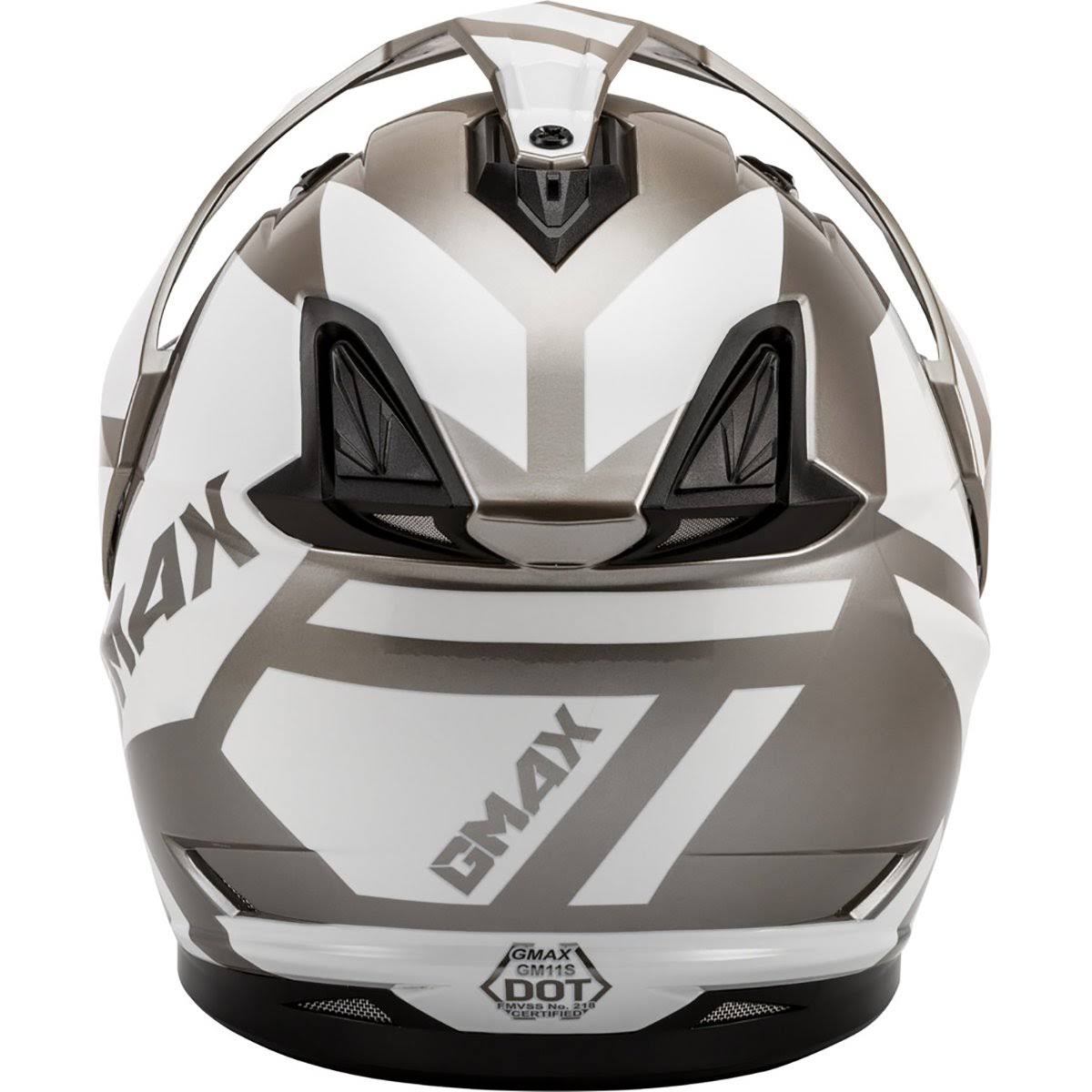 Matte Black Red White Dual-Sport Snow Helmet K82930