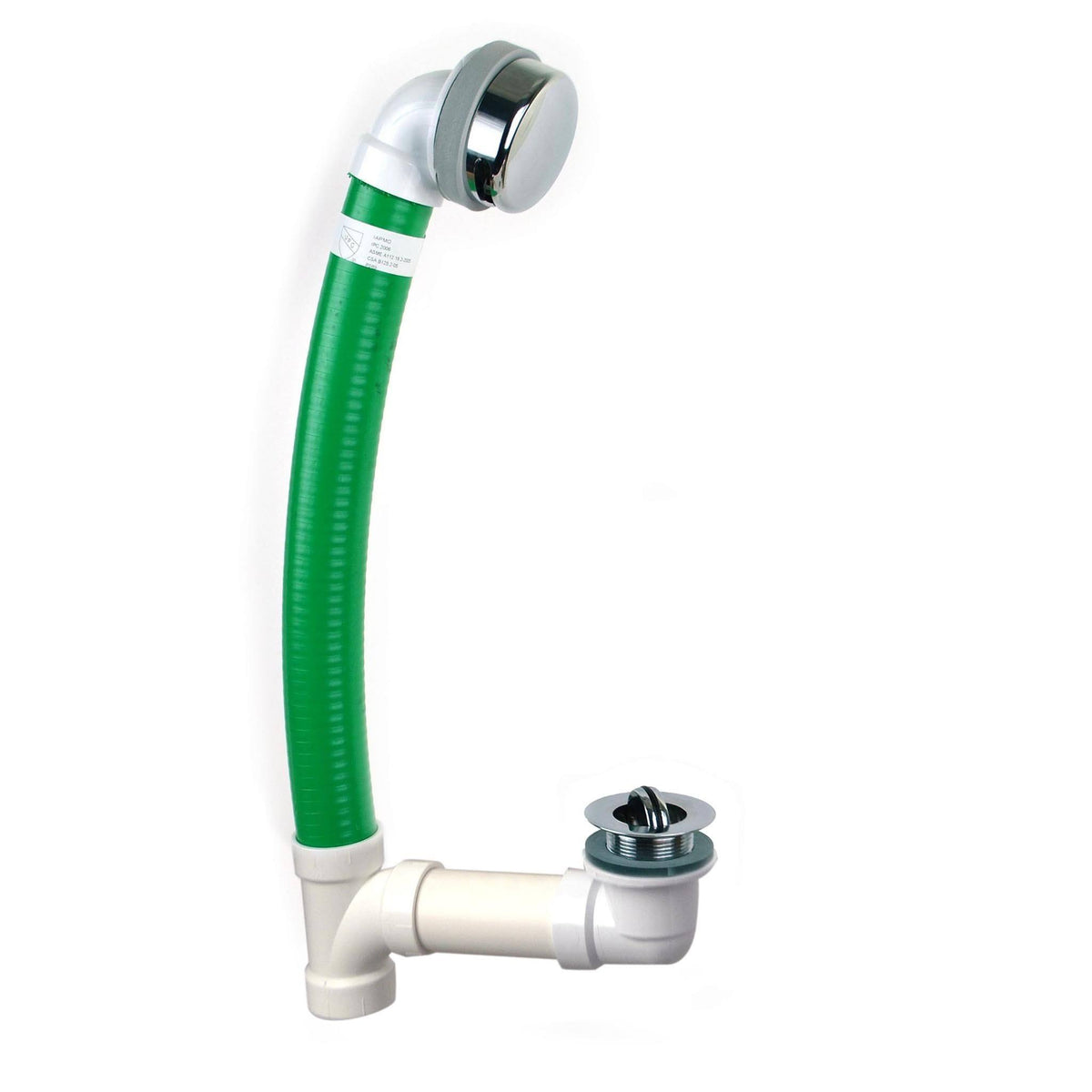 Flexible Push Pull Bath Waste Kit - Aged Pewter A7871