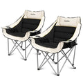 Oversized Heavy Duty Folding Camping Chair with Cup Holders and Carry Bag Z8306