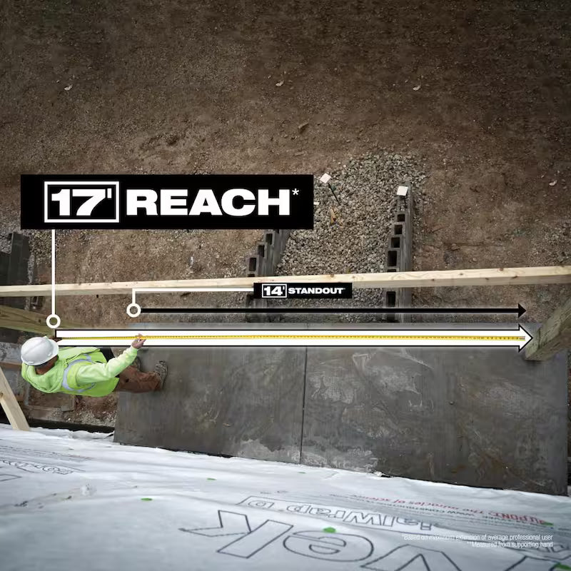 Wide Blade Tape Measure with 17 ft. Reach N52564
