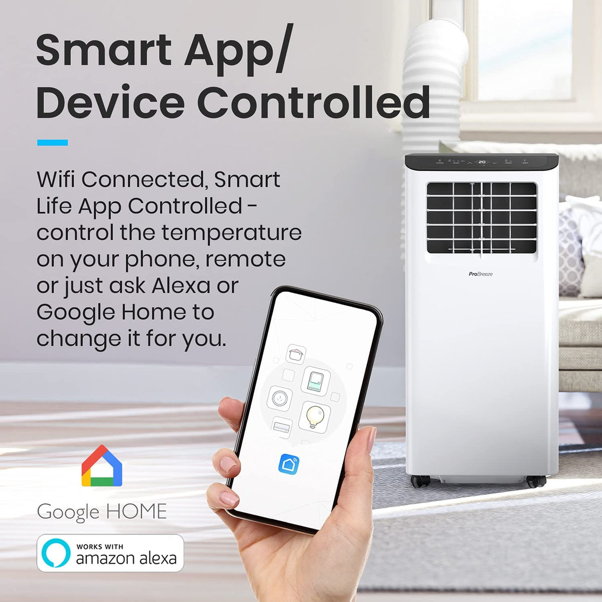 4 in 1 Portable Air Conditioning Unit with Fan, Dehumidifier, Window Venting Kit W993817