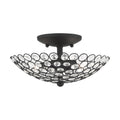 Black 2 Light Semi-Flush Mount O938728